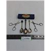 Image 1 : (5) Vintage Souvenir Spoons & Amenity Scissors, 1953 Coronation Box
