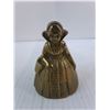 Image 2 : (2) Vintage Brass Ornaments (Lady Bell & Buddha)