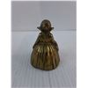 Image 3 : (2) Vintage Brass Ornaments (Lady Bell & Buddha)