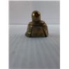 Image 5 : (2) Vintage Brass Ornaments (Lady Bell & Buddha)