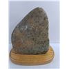 Image 4 : Indigenous Themed Stone Sculpture on Wood Base - 13x12.5x6"
