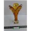 Image 1 : Vintage Carnival Art Glass Vase - 11" High