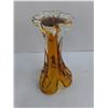 Image 2 : Vintage Carnival Art Glass Vase - 11" High