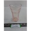 Image 1 : Vintage Pink Glass Vase - 5.5" High