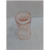 Image 2 : Vintage Pink Glass Vase - 5.5" High