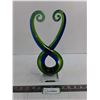 Image 1 : Murano Blue/Green Glass Ornament - 12" High