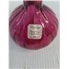 Image 2 : Heritage "Cranberry Collection" Pink Art Glass Vase - 10.5" High