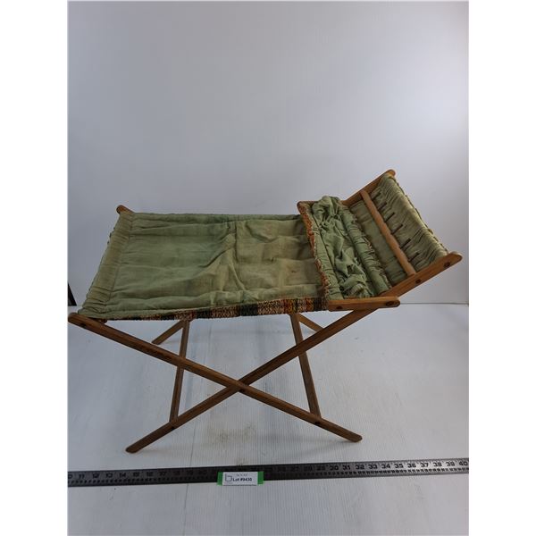 Antique Fold-Up Wood Frame Yarn Swift