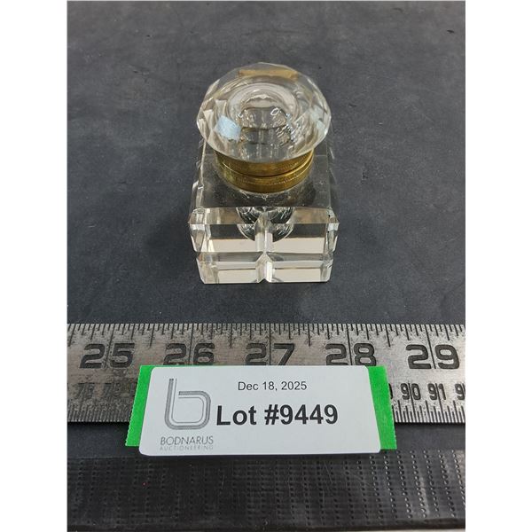 Vintage Glass Ink Well