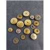 Image 3 : (16) Vintage Metal Buttons
