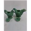 Image 2 : Vintage Set of 2 Chantyclera Porcelain "Hen" Teapots from England