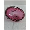 Image 3 : Pink Art Glass Candy Dish