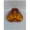 Image 2 : Orange Rufled Art Glass Bowl
