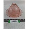 Image 1 : Vintage Pink Depression Glass Butter Dish