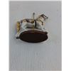 Image 3 : The Franklin Mint "American Beauty Horse" Carousel Porcelain Ornament