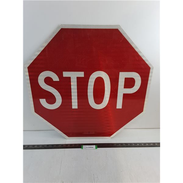Metal STOP Sign - 2' x 2'