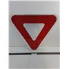 Image 1 : Metal Yield Sign - Each Side 20" Length