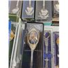 Image 4 : Large Quantity of Assorted Souvenir Teaspoons (Battleford - AMNSIS, Animal Themed)