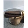 Image 3 : Granite Curling Stone - Split Wooden Handle - 10.5" Diameter - Pickup Only