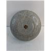 Image 4 : Granite Curling Stone - Split Wooden Handle - 10.5" Diameter - Pickup Only