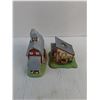 Image 3 : (2) Partylite Ceramic Scented Candle Farm Sets - No Candles