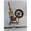 Image 1 : Vintage Wooden Replica Textiles Spinning-Wheel - 16" High