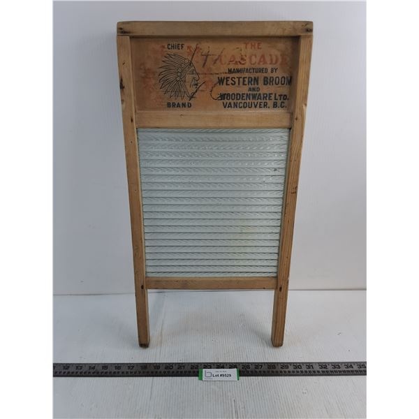 Chief Brand "The Cascade" Vintage Washboard - 12" x 24"