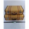 Image 1 : Vintage Set of Pakaway Suitcases (21x16" & 18x13")
