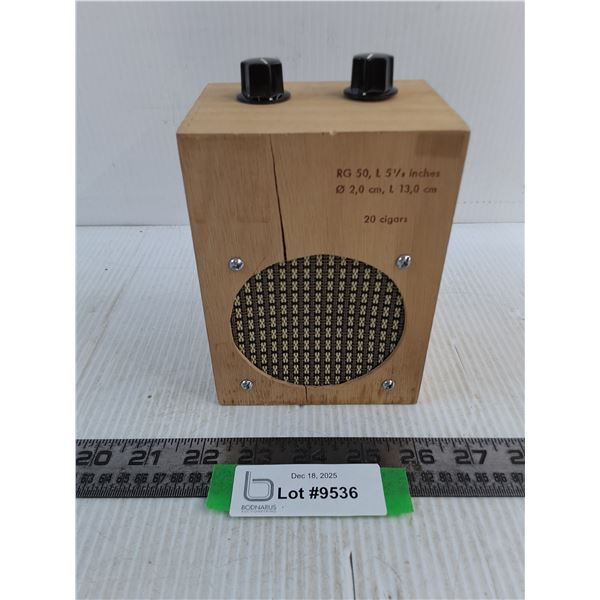Wooden "Cigar Box" Speaker - Untested