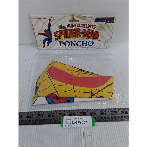 Sealed Child-Size Marvel Spider-Man Poncho