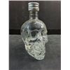 Image 3 : (3) Glass Skull Shot Glasses, "Crystal Head" 50 ml Liquor Bottle, Stemmed Shot Glass