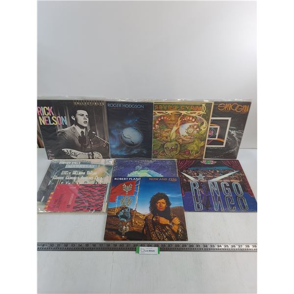 (8) Records (Rick Nelson, Robert Plant, Spyro Gyra)