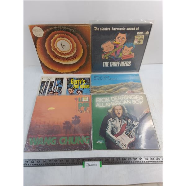 (6) Records (Rick Derringer, Wang Chung, Stevie Wonder)