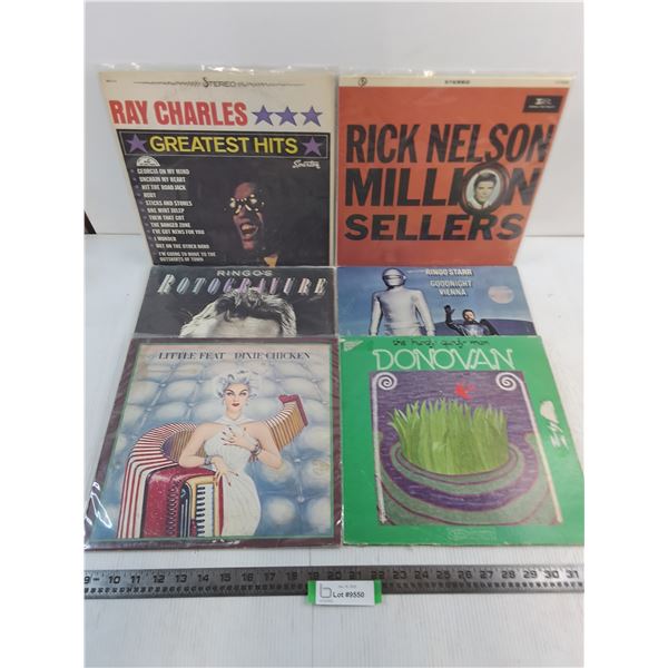 (6) Records (Ray Charles, Donovan, Ringo Starr)