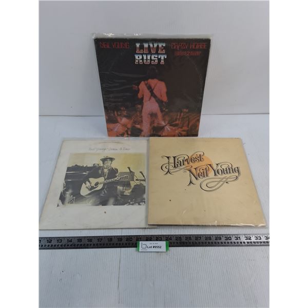 (3) Neil Young Record Albums