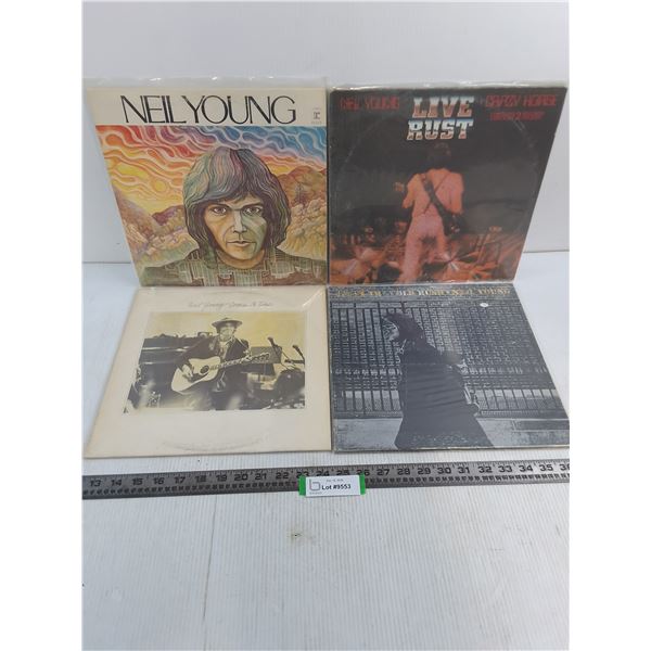 (4) Neil Young Record Albums