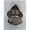 Image 5 : Vintage #4 E.T.Wright Rail Road Inspector Kerosene Lantern - 15" High - Cannot Ship