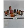 Image 1 : (10) Vintage Tire Repair Containers w/some Contents