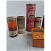 Image 2 : (10) Vintage Tire Repair Containers w/some Contents