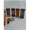 Image 3 : (10) Vintage Tire Repair Containers w/some Contents