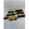 Image 2 : Set of 7 Plastic Caterpiller Toy Train Cars