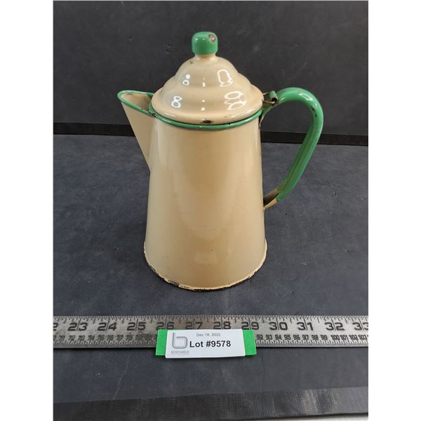 Vintage Enamel Pitcher