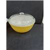 Image 3 : (4) Pyrex Mixing Bowls (9,9,7.5,6" Diameters), 9" Lid