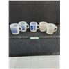 Image 1 : (5) Milk Glass Coffee Mugs