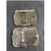 Image 2 : (2) Metal "1985 & 1986 Hesston Rodeo" Belt Buckles