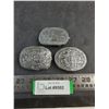Image 1 : (3) Metal "1993-95 Hesston Rodeo" Belt Buckles