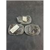 Image 2 : (3) Metal "1993-95 Hesston Rodeo" Belt Buckles