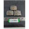 Image 1 : (3) Metal "1985-87 Hesston Rodeo" Belt Buckles