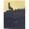 Image 2 : Canvas "Wolf & Sky" Wall Art by Billy Brass - 20" x 24"