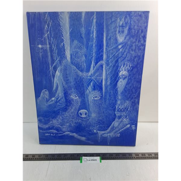 Canvas "Light Blue Light" by J.C. Cardinal - 16" x 20"